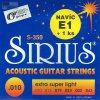 Sada strun ak. kytara S350 SIRIUS0 .010-.043