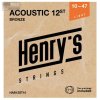 HENRY'S STRING Sada strun ak. kytara HAB12ST10 010
