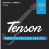 Sada strun ukulele TENSON černý nylon 022-032