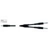 PROEL kabel Y Jack 3.5ST-2xJack 1,8m BULK černý