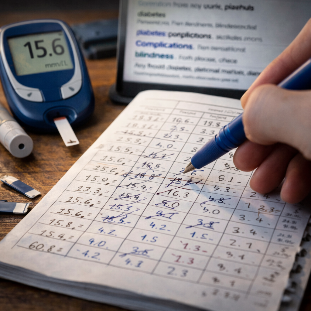 Co dělat první týden po diagnóze cukrovky