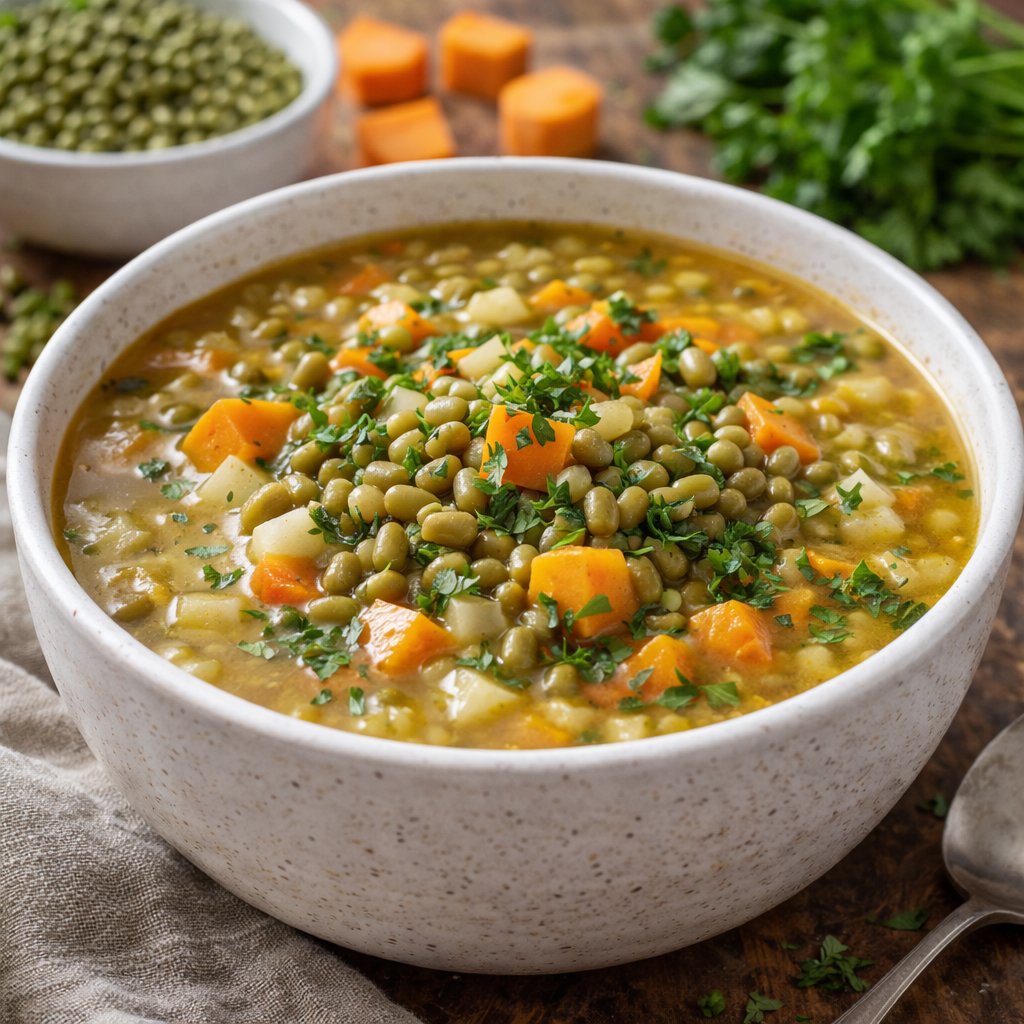 🍲 Polévka z fazolek mungo