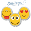 Nálepky na Dexcom G7 „Smiley“ – sada 3 ks