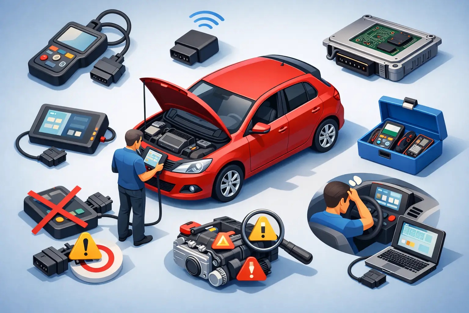 6 nejčastějších chyb při výběru autodiagnostiky