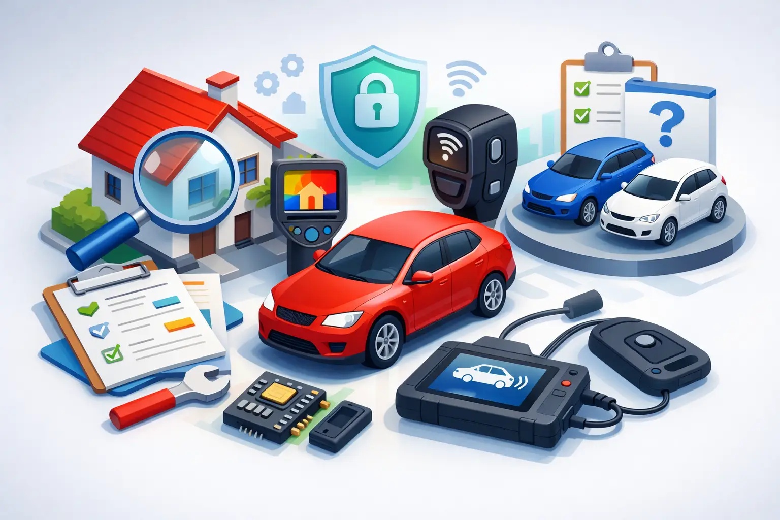 IMMO diagnostika: jak vybrat přístroj na klíče, imobilizér a párování jednotek