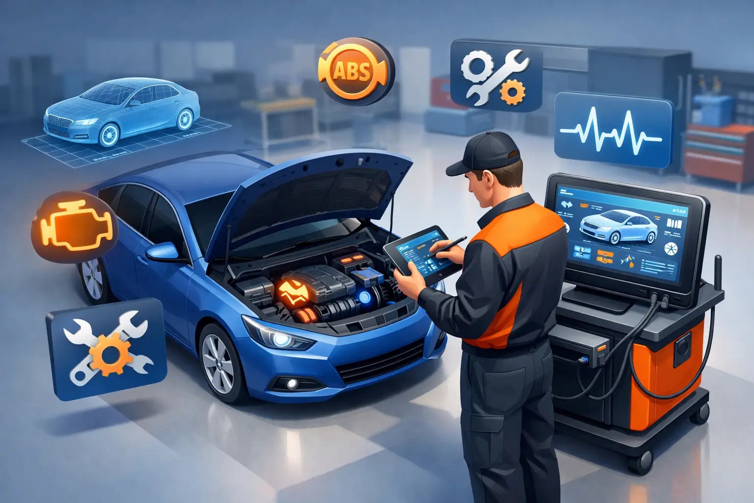 Servisní funkce autodiagnostiky: co umí a jakou diagnostiku vybrat od základní po profi