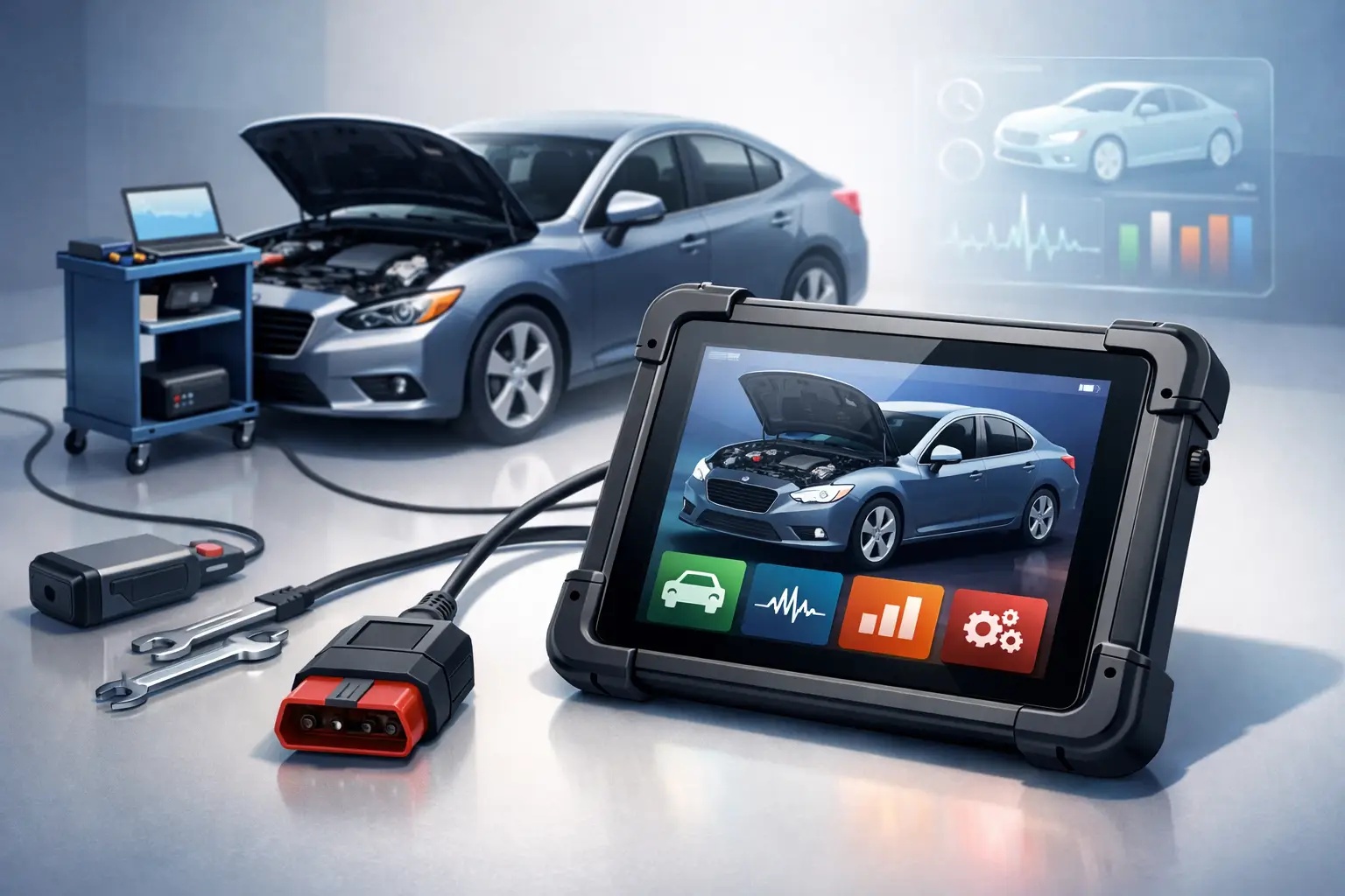 Servisní tablet pro diagnostiku auta: jak vybrat