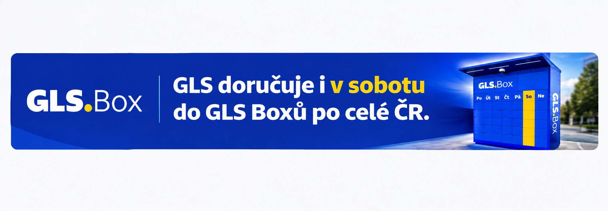 GLS doručení i v sobotu do GLS Boxů