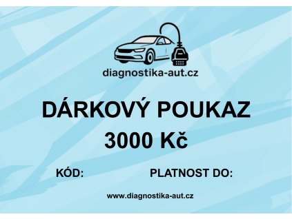DÁRKOVÝ POUKAZ 3tis