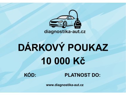 DÁRKOVÝ POUKAZ 10000
