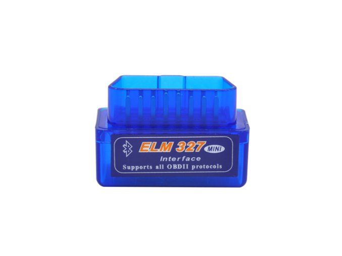 Super mini ELM327 v1.5 pro OBD II s Bluetooth, modrá, pro Android