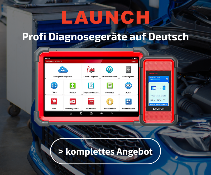 Profi Diagnosegeräte auf Deutsch mobile