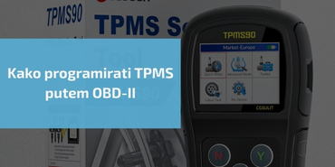 Kako programirati TPMS putem OBD-II