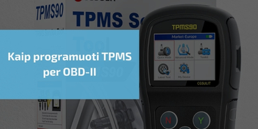 Kaip programuoti TPMS per OBD-II
