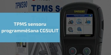 CGSULIT TPMS sensoru programmēšana