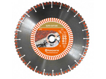 ELITE-CUT S35 pr. 300, 350, 400 diamantový kotouč Husqvarna (Økotouče v segment Øotvor 400 - 15 - 25,4/20 Exo)