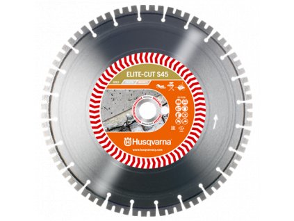 ELITE-CUT S45 pr. 300, 350, 400 diamantový kotouč Husqvarna (Ø kotouč Ø segment Ø otvor 400 - 15 - 25,4/20 Exo)