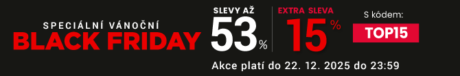 Slevy až 53 % + sleva 15 %