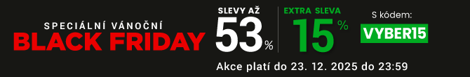 Slevy až 53 % + sleva 15 %