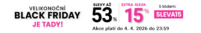 Slevy až 53 % + sleva 15 %