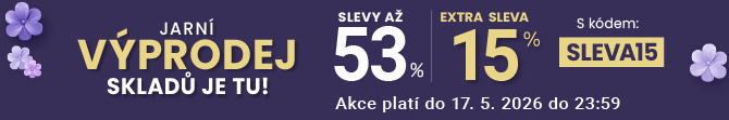 Slevy až 53 % + sleva 15 %