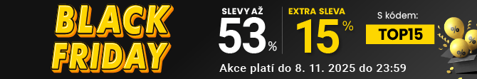 Slevy až 53 % + navíc 15 %
