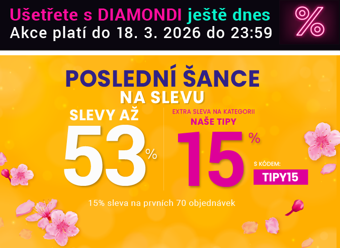 Slevy až 53 % + navíc 15 %