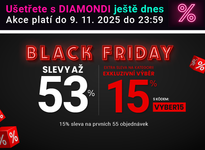Slevy až 53 % + navíc 15 %