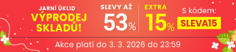 Slevy až 53 % + navíc 15 %