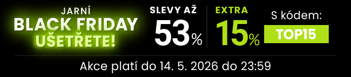 Slevy až 53 % + sleva 15 %