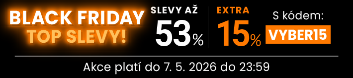 Slevy až 53 % + sleva 15 %