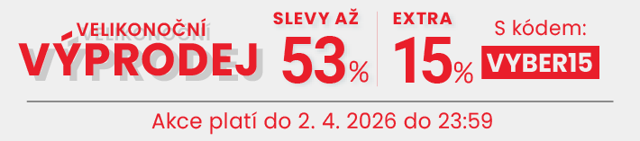 Slevy až 53 % + navíc 15 %