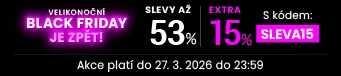Slevy až 53 % + navíc 15 %