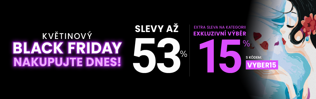Slevy až 53 % + sleva 15 %