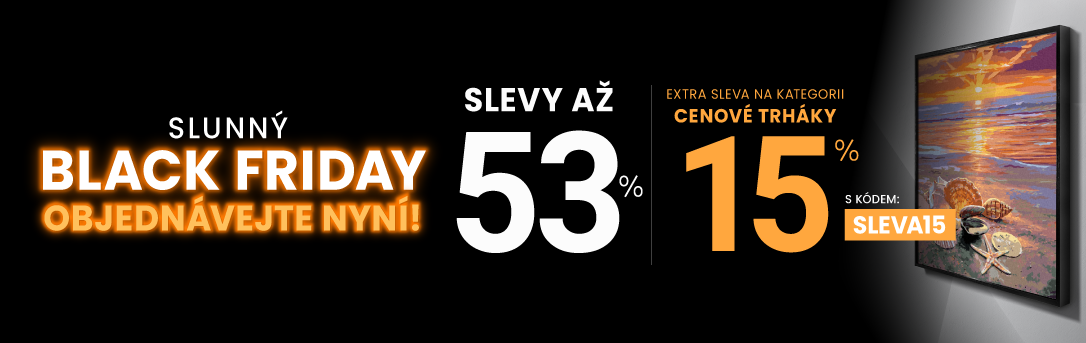 Slevy až 53 % + sleva 15 %