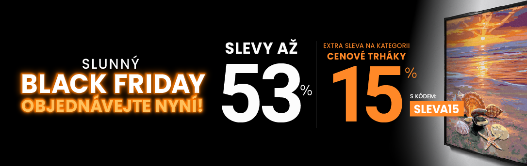 Slevy až 53 % + navíc 15 %