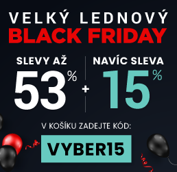 Slevy až 53 % + sleva 15 %