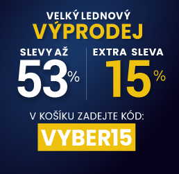 Slevy až 53 % + sleva 15 %
