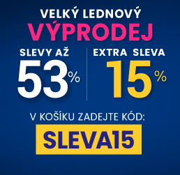 Slevy až 53 % + navíc 15 %