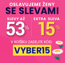 Slevy až 53 % + sleva 15 %