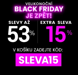 Slevy až 53 % + sleva 15 %