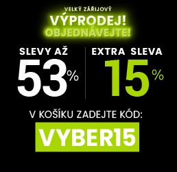 Slevy až 53 % + sleva 15 %