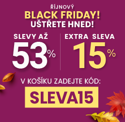 Slevy až 53 % + navíc 15 %