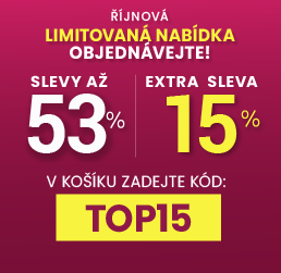 Slevy až 53 % + sleva 15 %