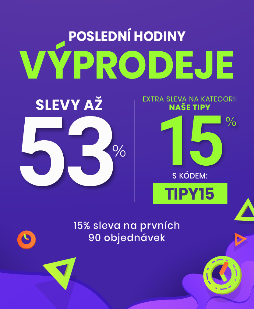 Slevy až 53 % + navíc 15 %