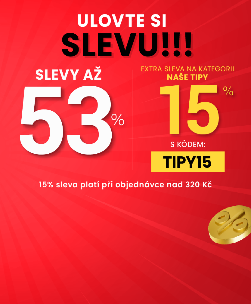 Slevy až 53 % + navíc 15 %