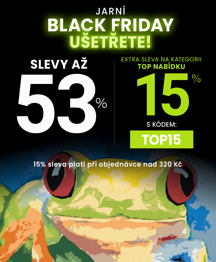 Slevy až 53 % + sleva 15 %