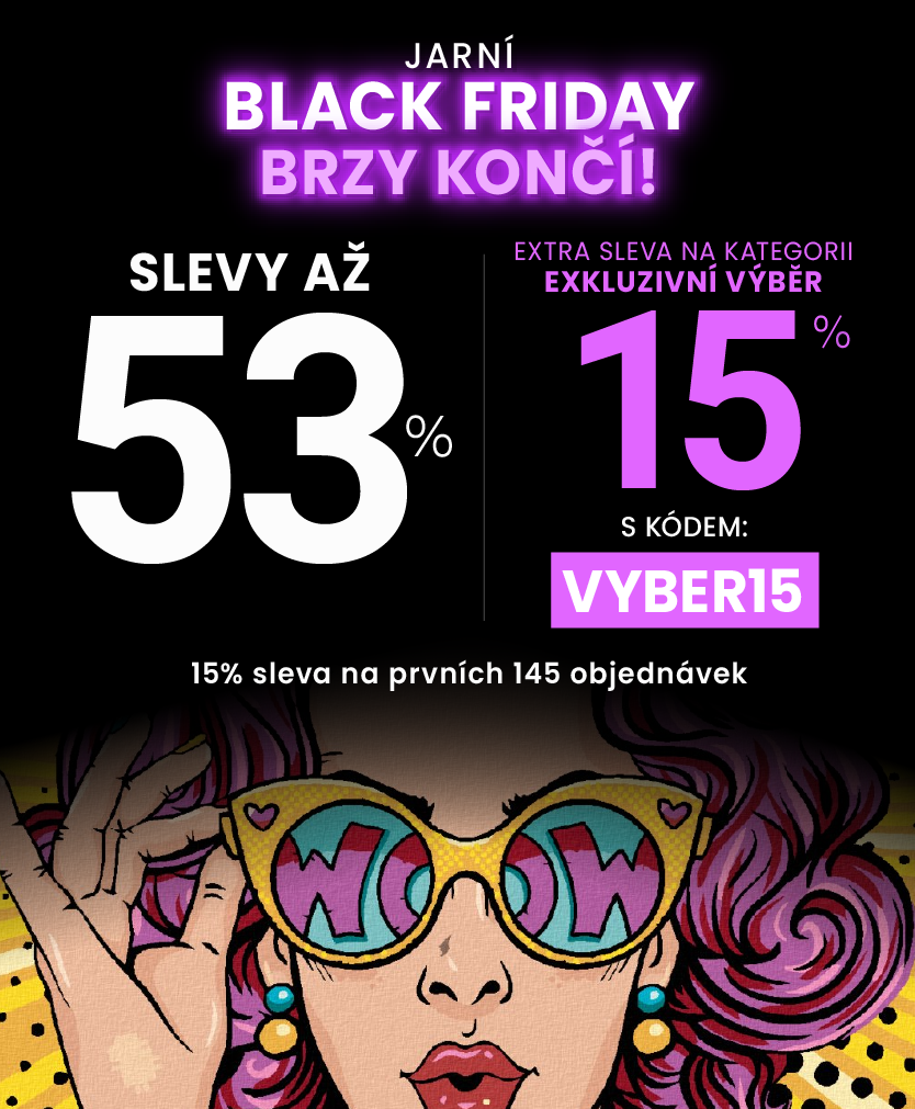 Slevy až 53 % + sleva 15 %