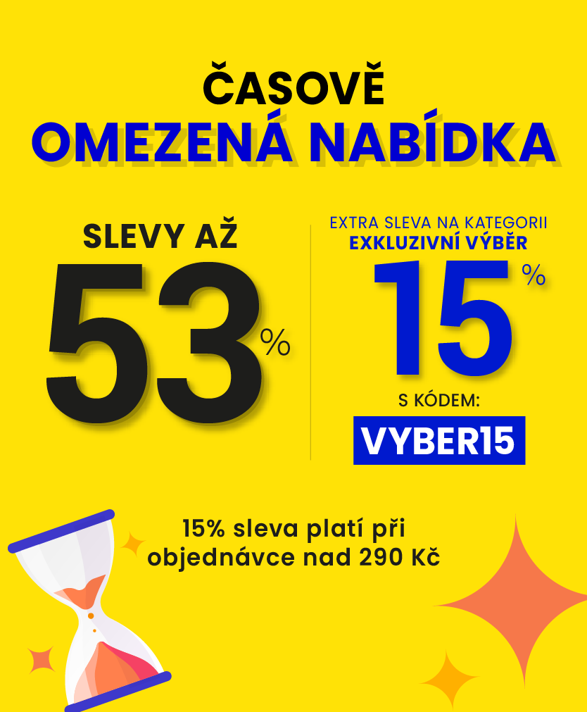 Slevy až 53 % + sleva 15 %