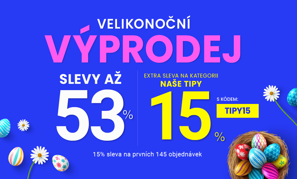 Slevy až 53 % + sleva 15 %